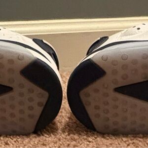 Jordan Kids White and Black Sneakers